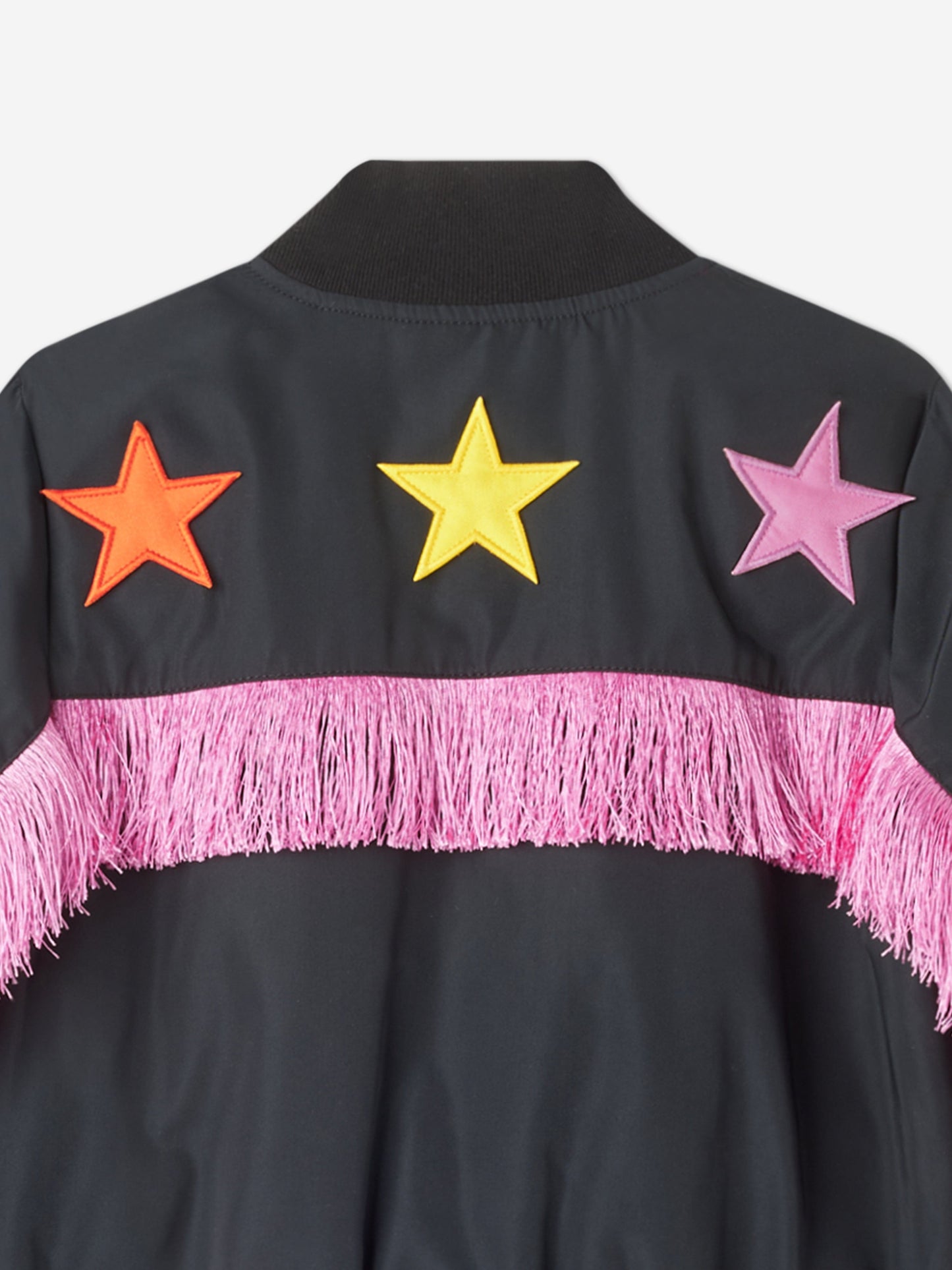 Stella McCartney 女童牛仔夹克(黑色)