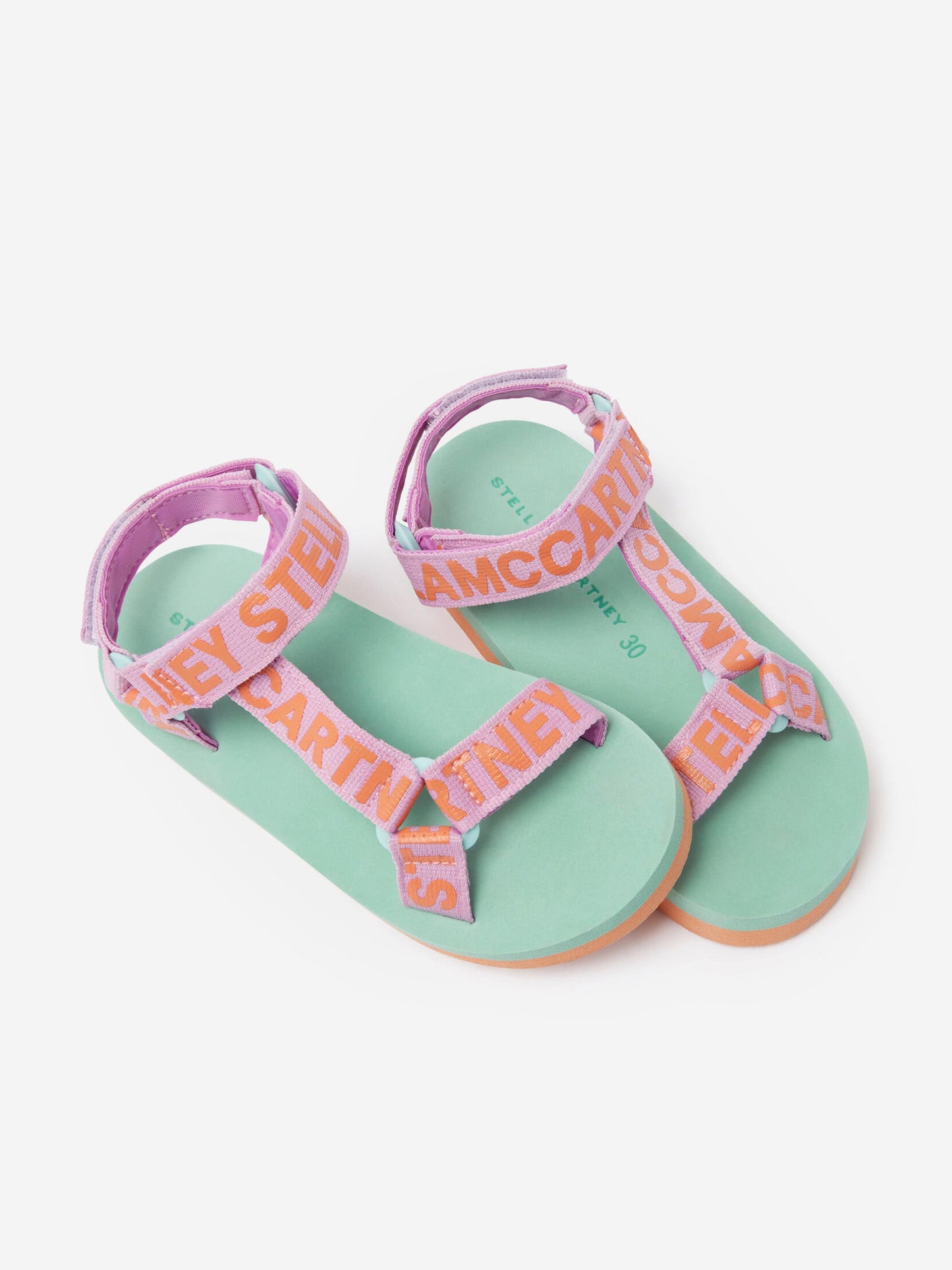 Stella McCartney 女童多色徽标凉鞋