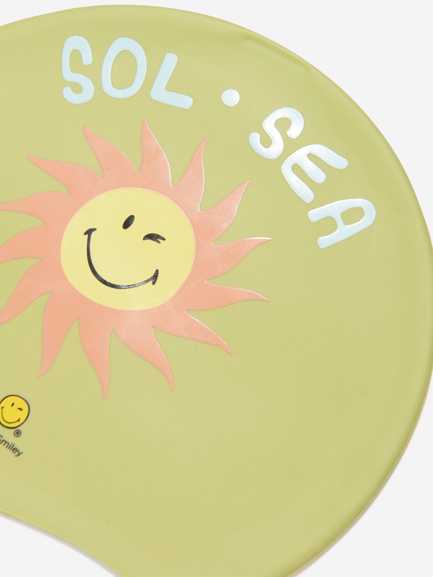 Sunnylife Kids Smiley World 泳帽 绿色