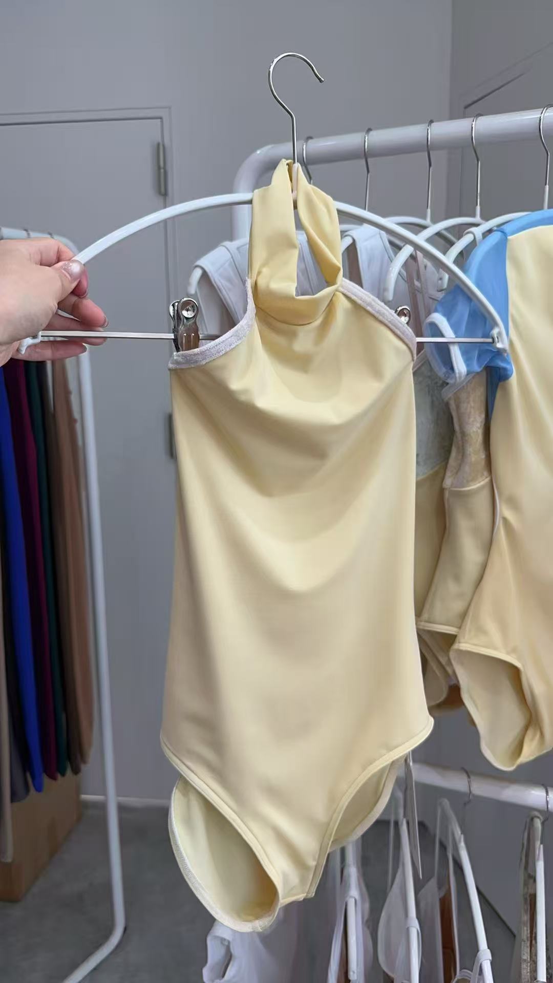 女童香草黄"Sarah/T-Vanilla/CV-Misty Rose"芭蕾舞连体衣