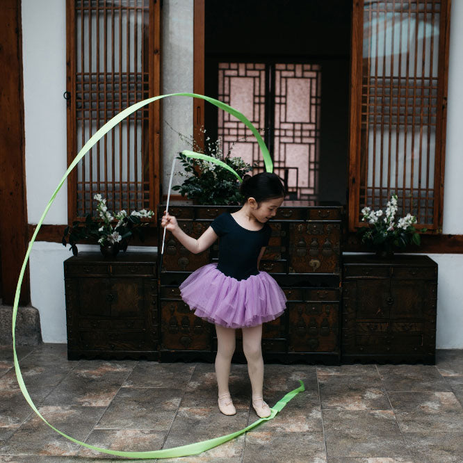 女童藏青色芭蕾舞连体衣