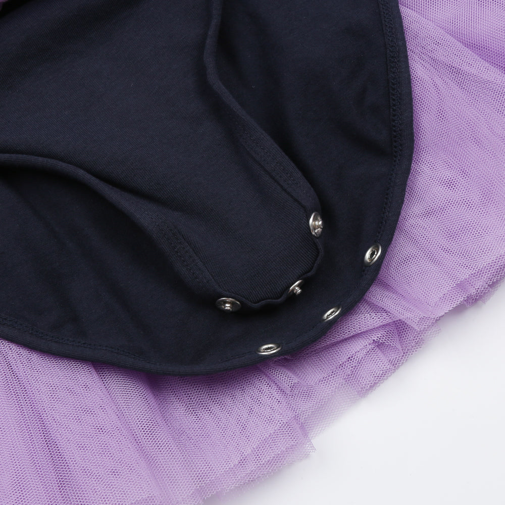 女童藏青色芭蕾舞连体衣