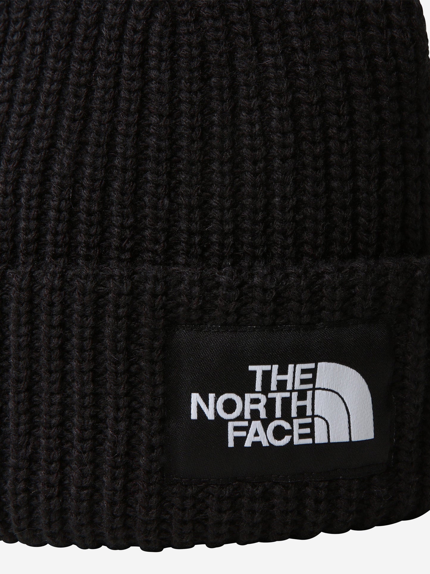 The North Face 儿童 Salty Lined 毛线帽(黑色)