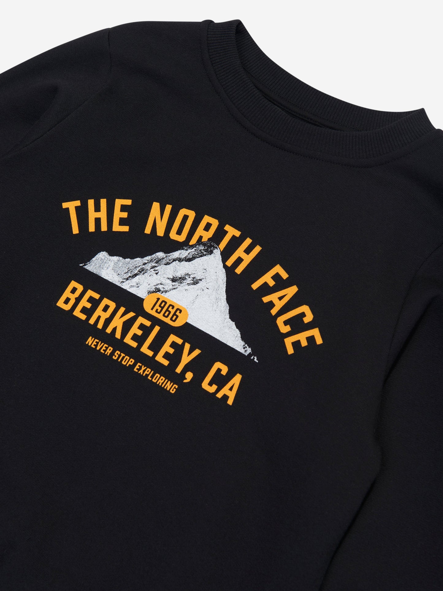 The North Face 儿童 Varsity Grahic 休闲运动衫(黑色)