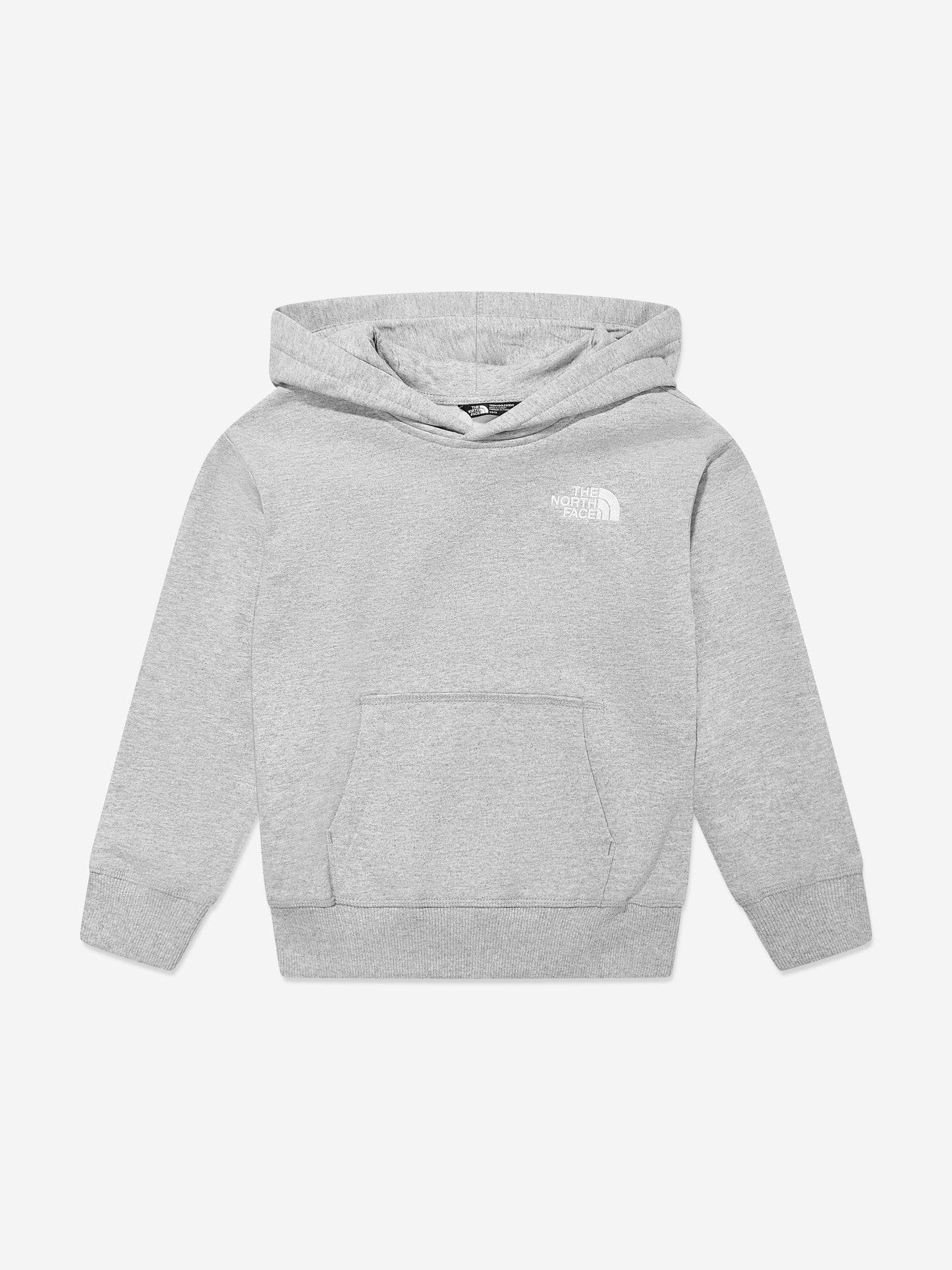 The North Face 儿童基本款超大连帽衫(灰色)