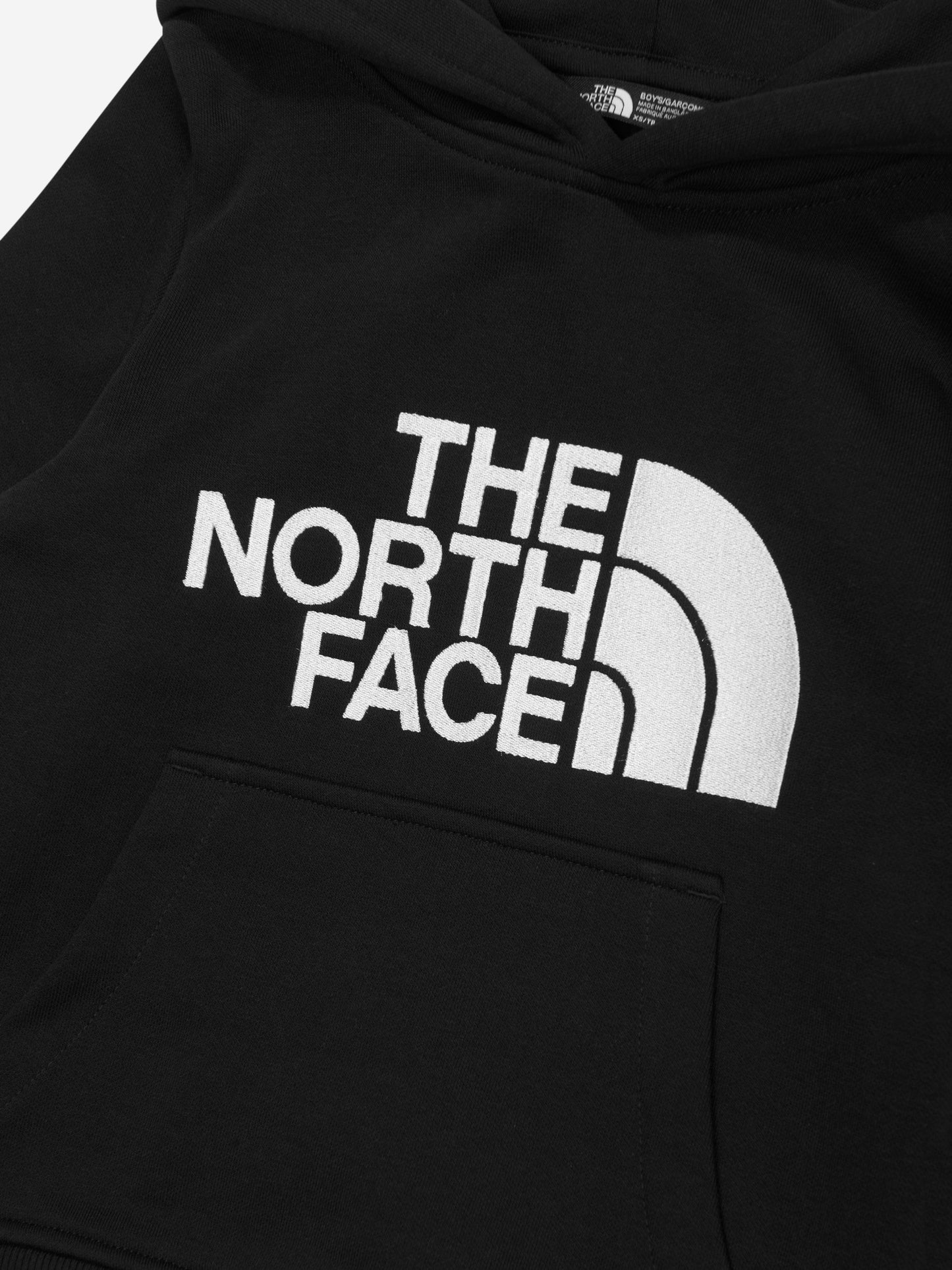 The North Face 男童 Drew Peak 黑色连帽衫