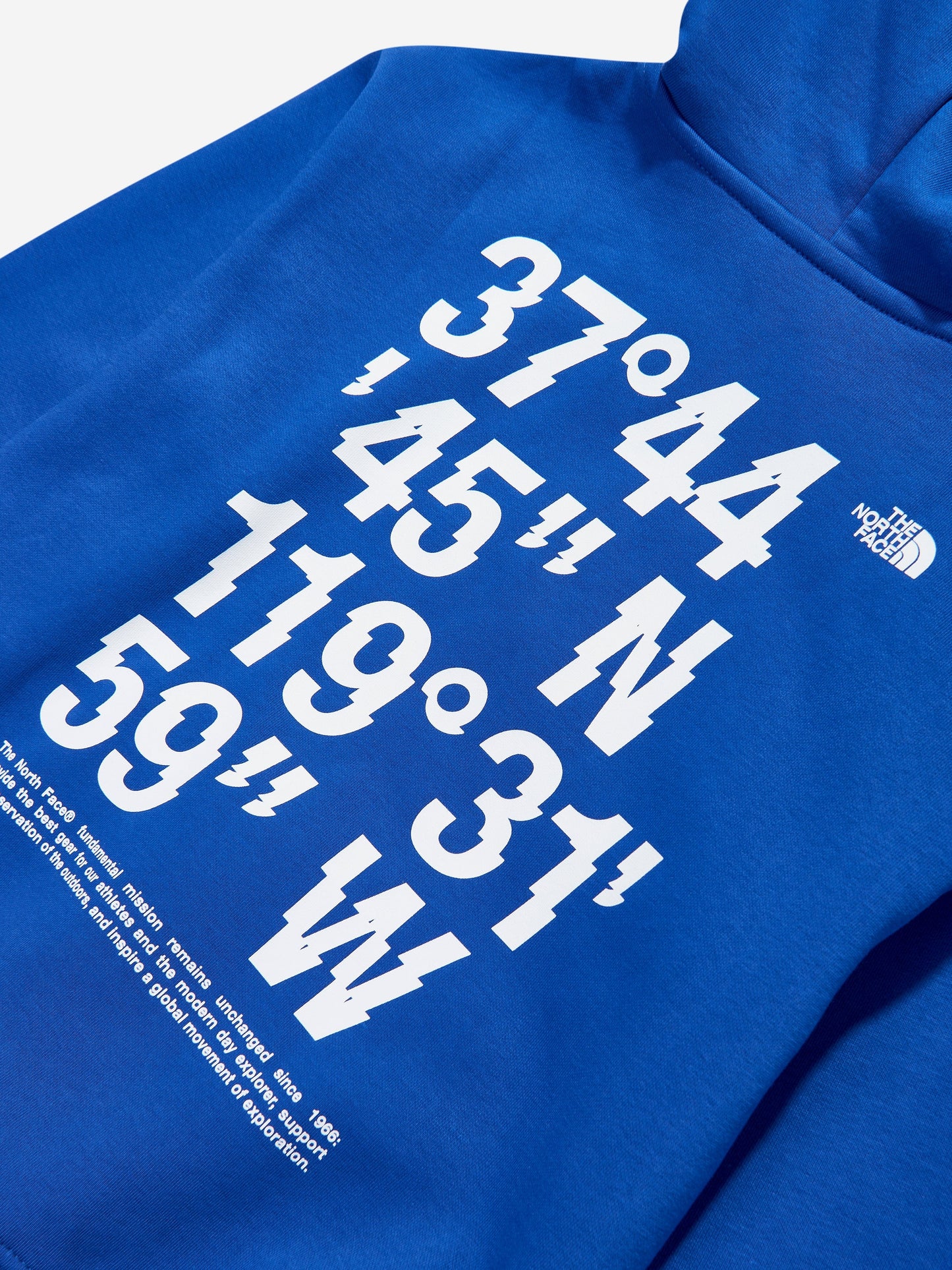 The North Face 男童蓝色 Coordinates 图案超大连帽衫