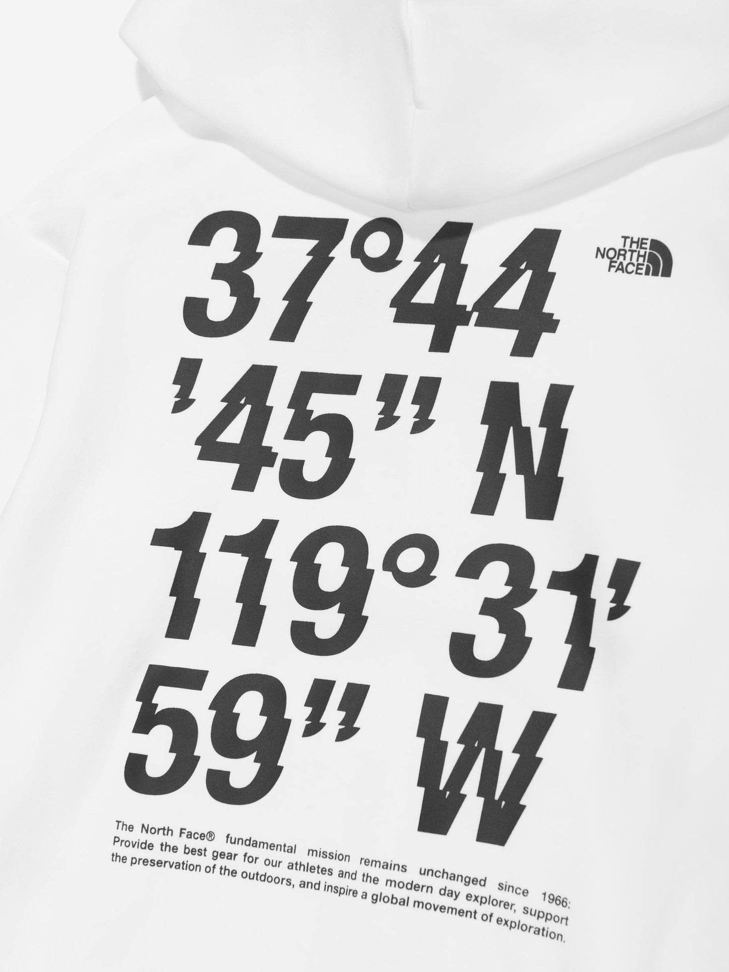The North Face 男童白色 Coordinates 图案超大连帽衫