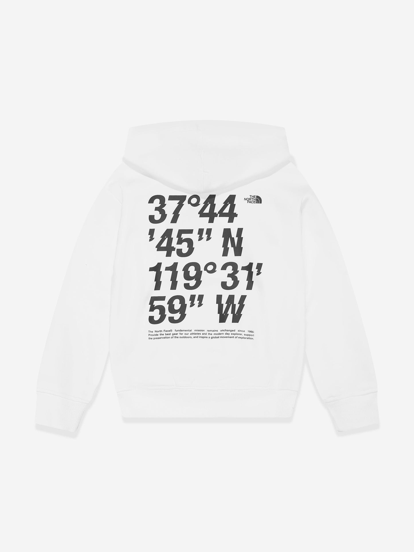 The North Face 男童白色 Coordinates 图案超大连帽衫