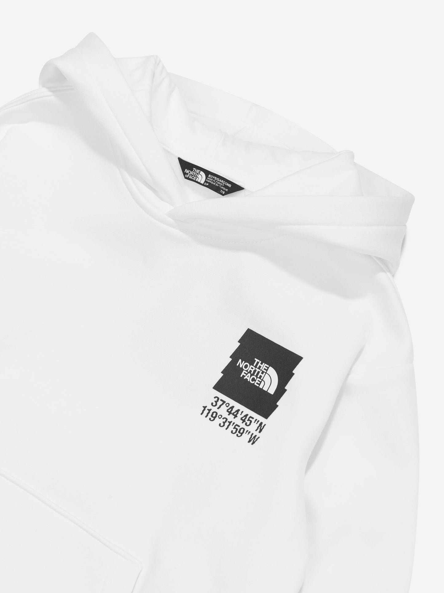 The North Face 男童白色 Coordinates 图案超大连帽衫