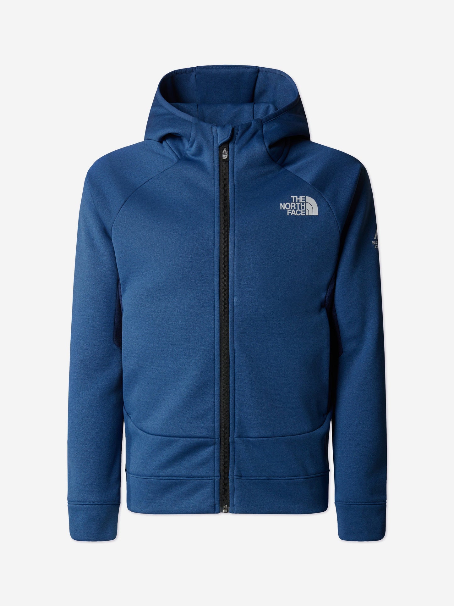 The North Face 男童蓝色 Mountain Athletics 全拉链连帽衫