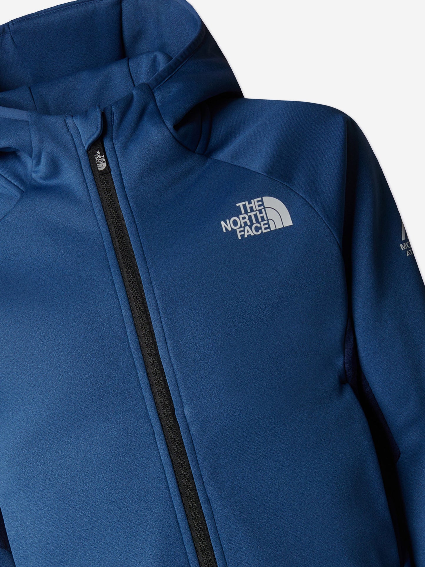 The North Face 男童蓝色 Mountain Athletics 全拉链连帽衫