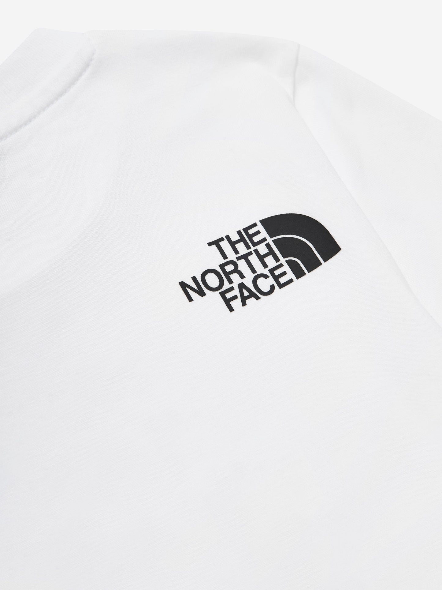 The North Face 男童白色长袖 T 恤