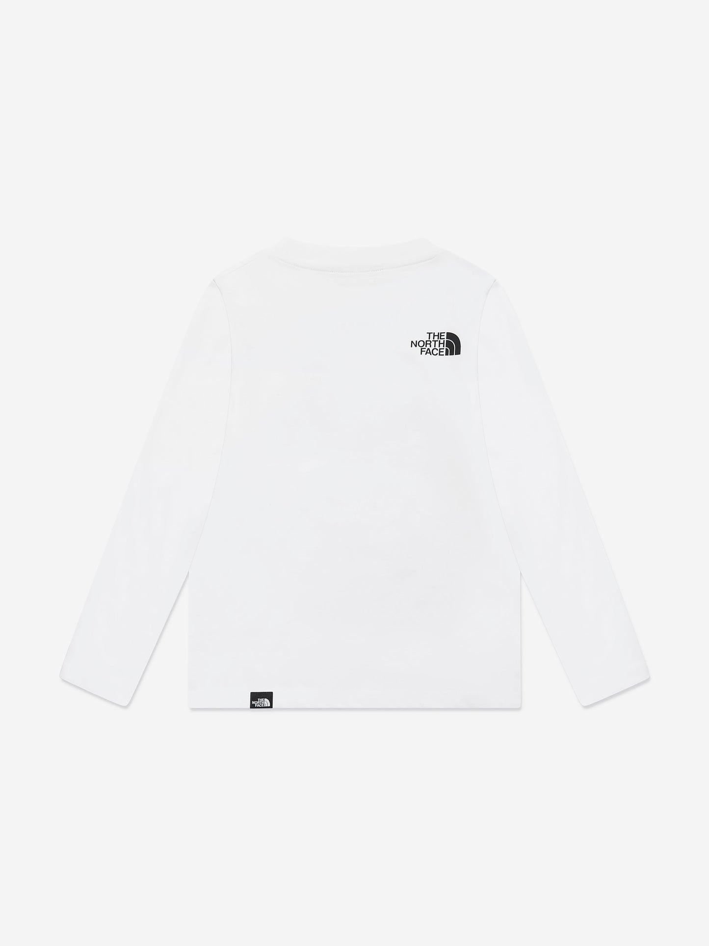 The North Face 男童白色长袖 T 恤