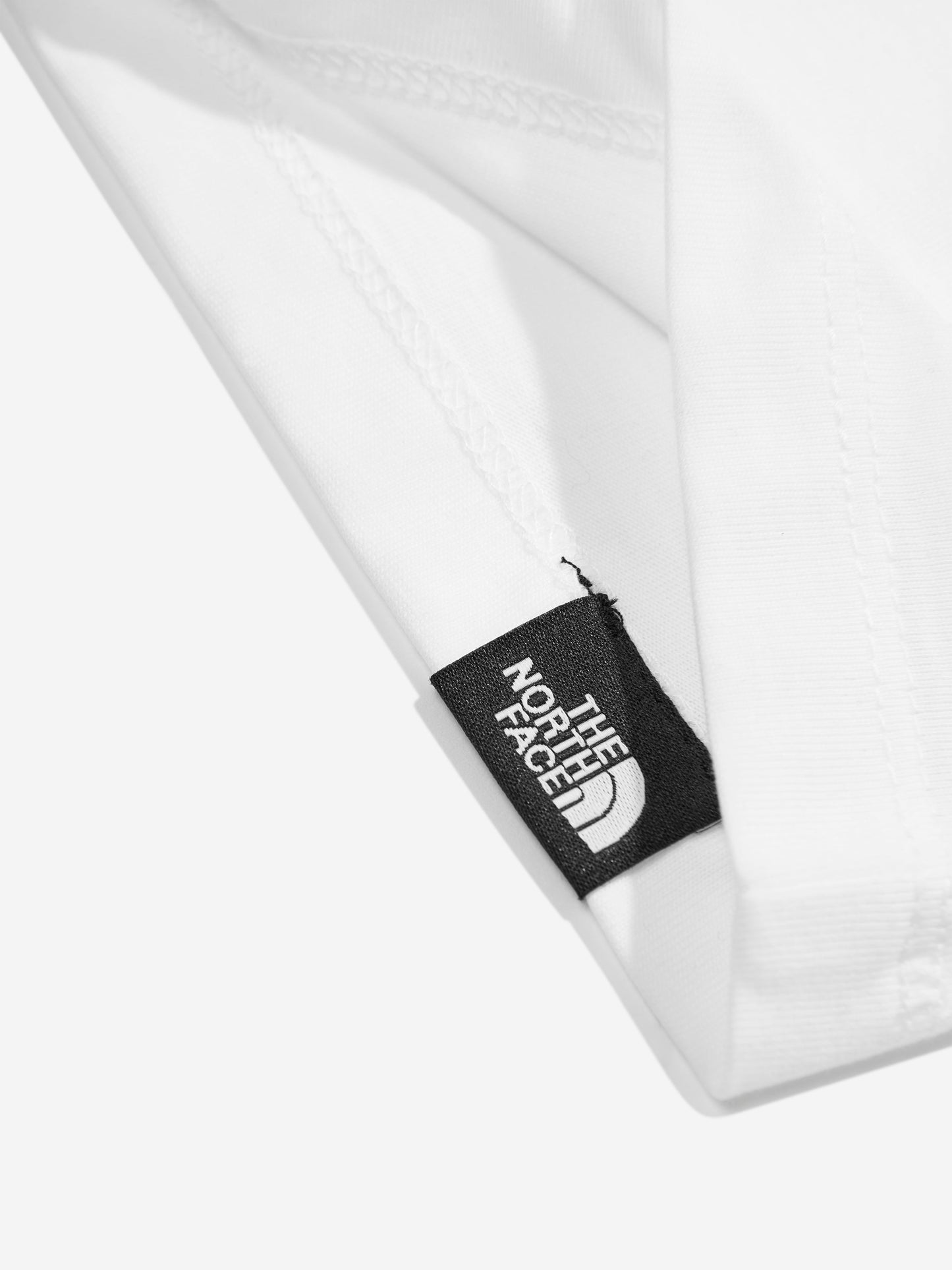 The North Face 男童白色长袖 T 恤