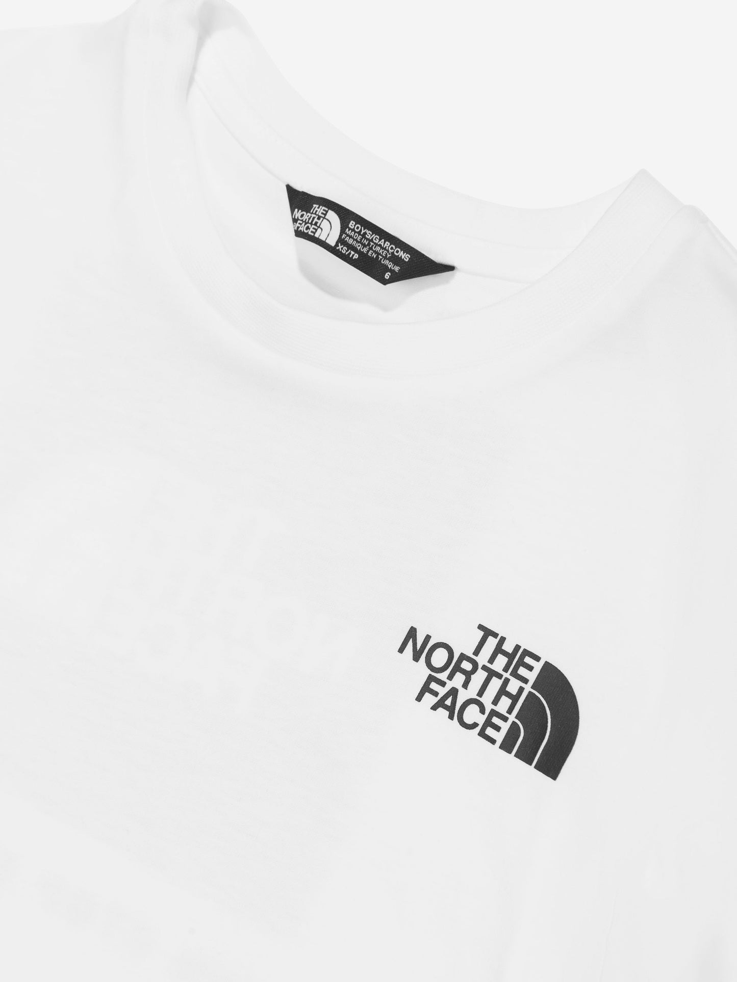The North Face 男童 Redbox T 恤(白色)