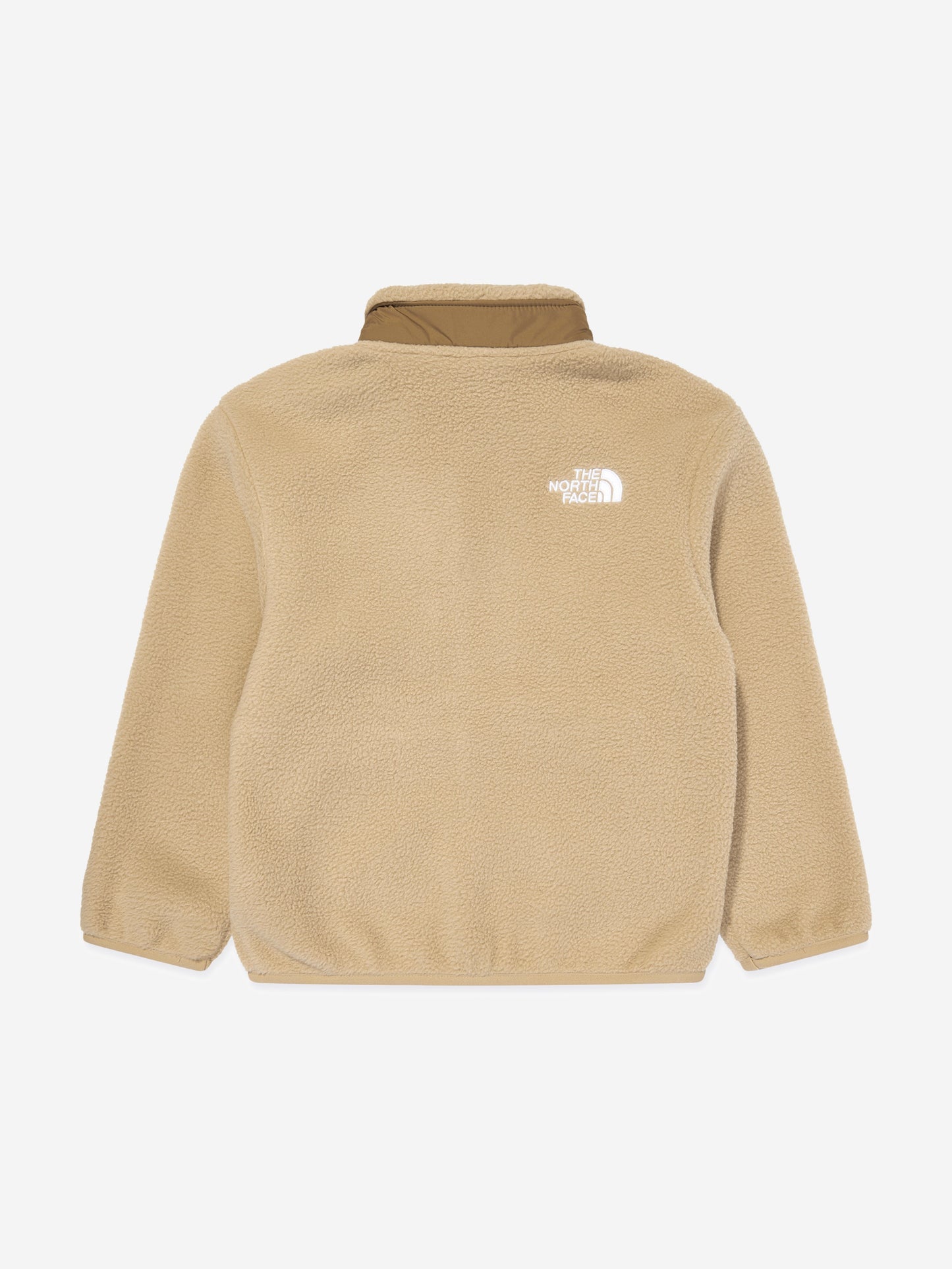 The North Face 男童 Yumiori 羊毛全拉链夹克(米色)