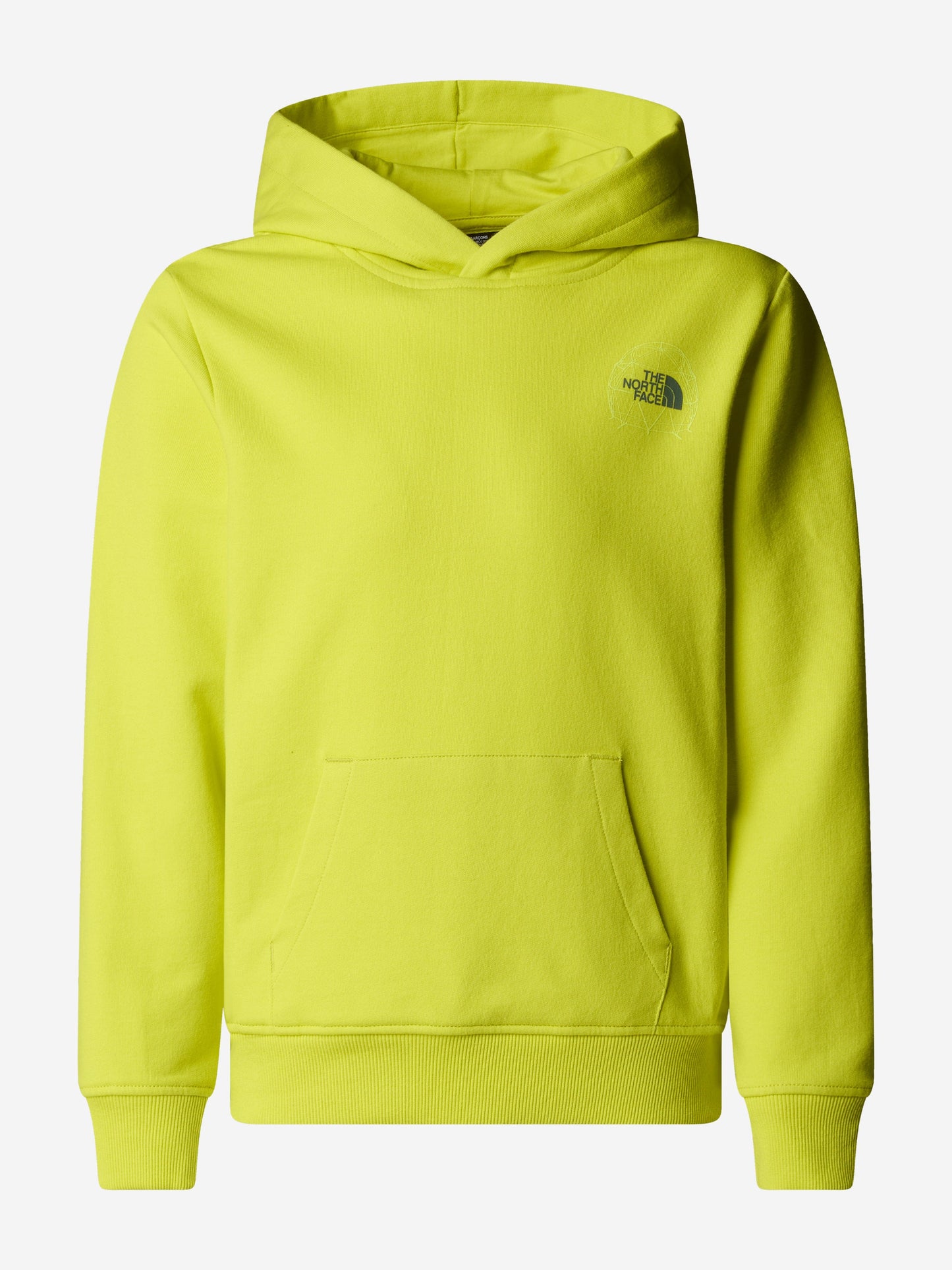 Boys Graphic Relaxed Hoodie in Yellow