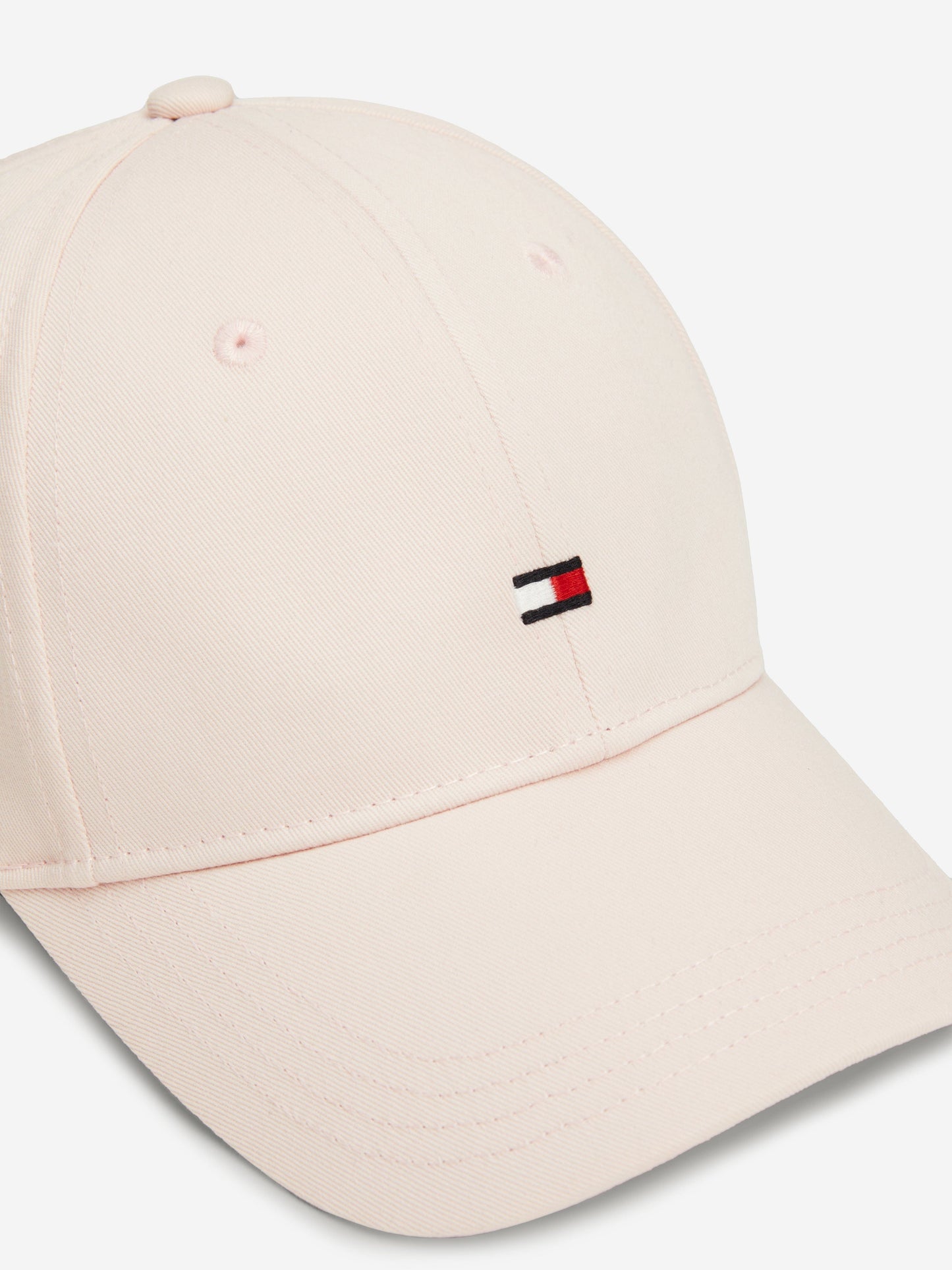 Tommy Hilfiger 女童小国旗徽标帽子(粉色)