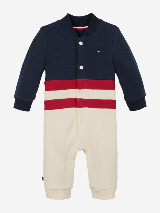 Baby Boys Colourblock Romper in Multicolour