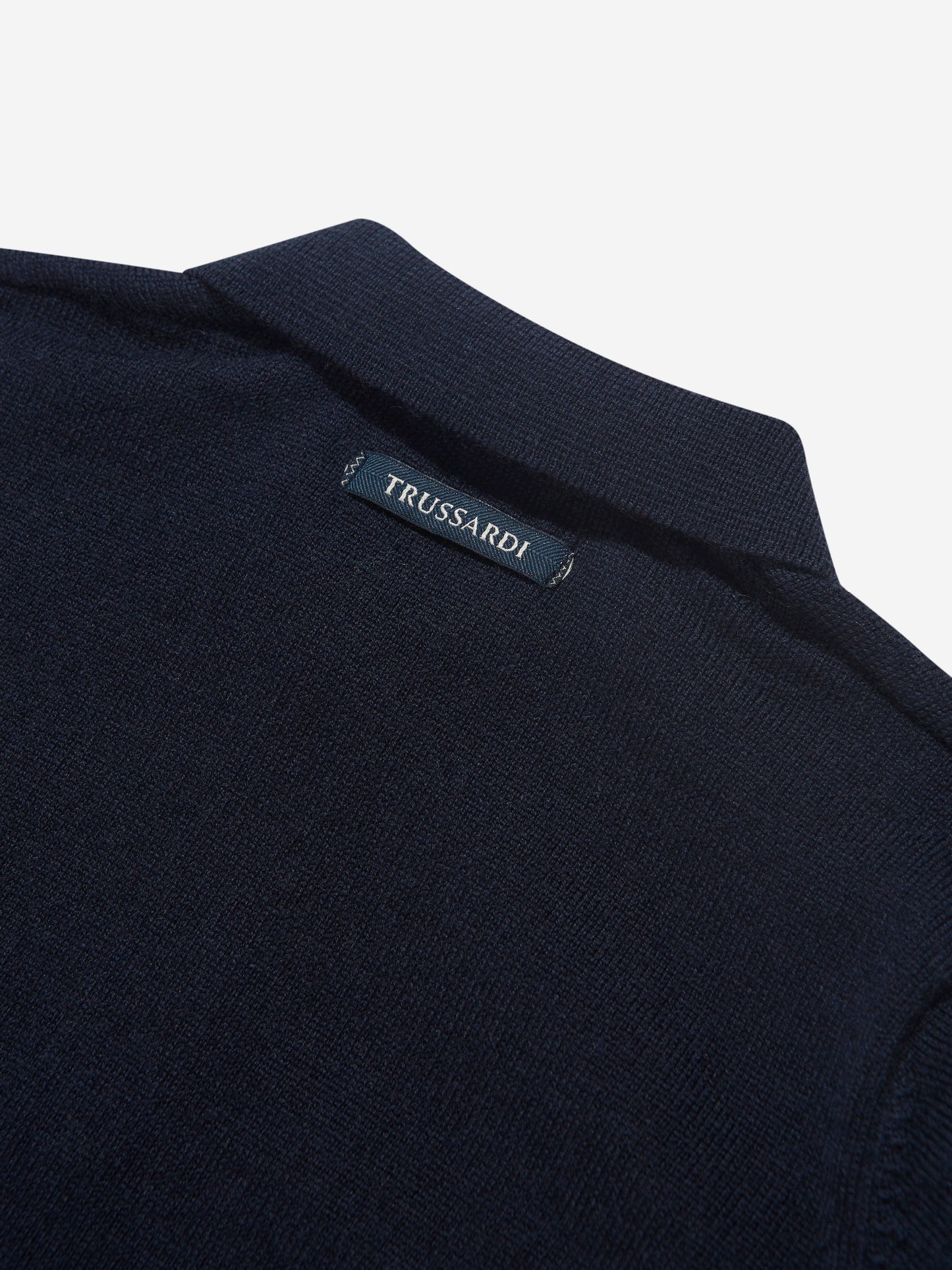 Trussardi 男童 Sidus 长袖 Polo 衫(海军蓝)