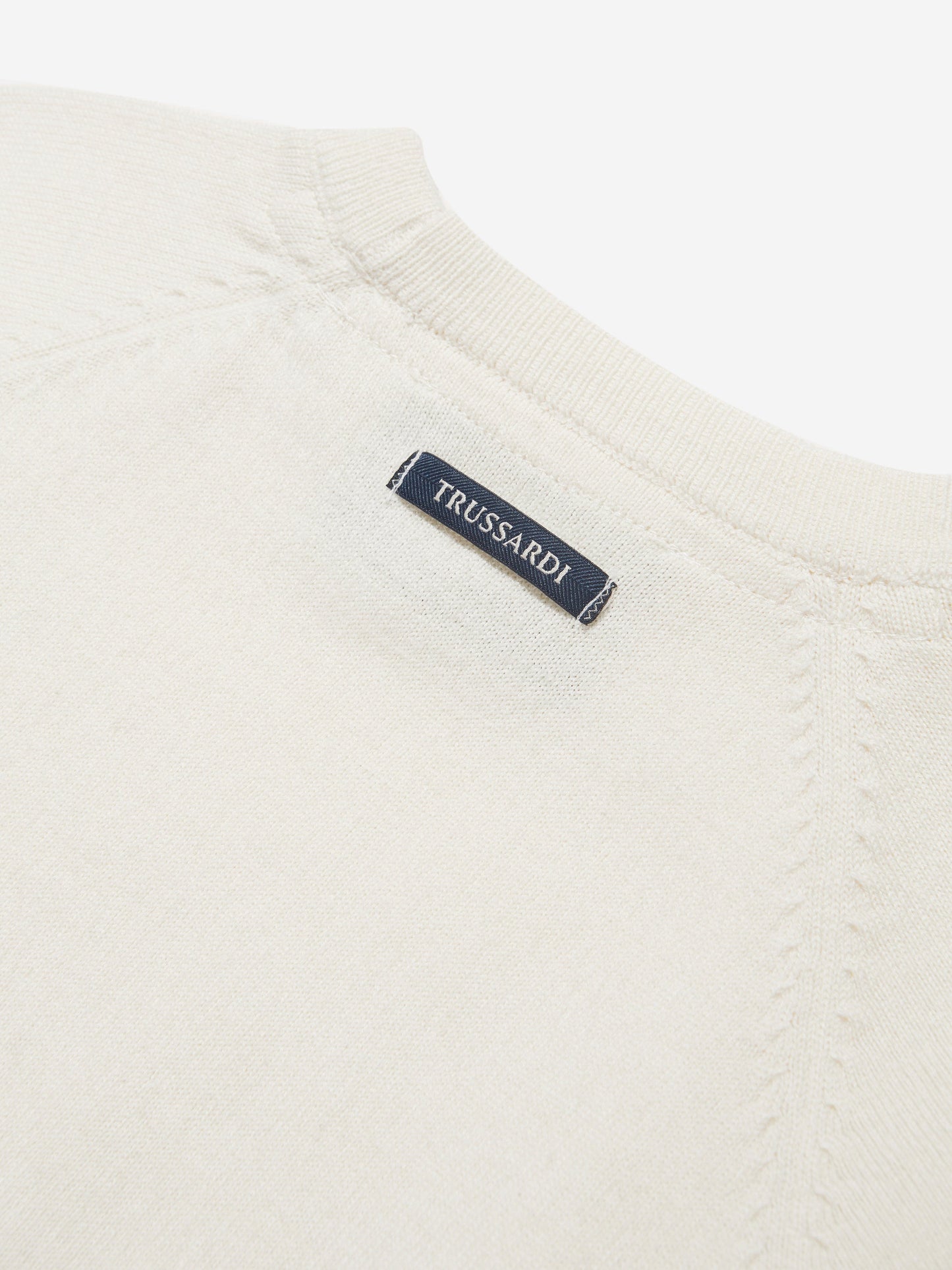 Trussardi Boys Hershel 象牙色运动衫