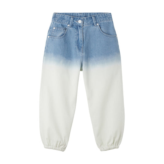 女童浅蓝色牛仔裤