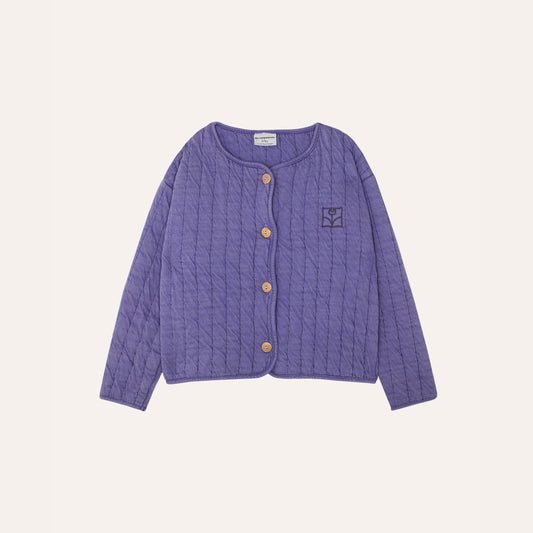 儿童蓝紫色棉服