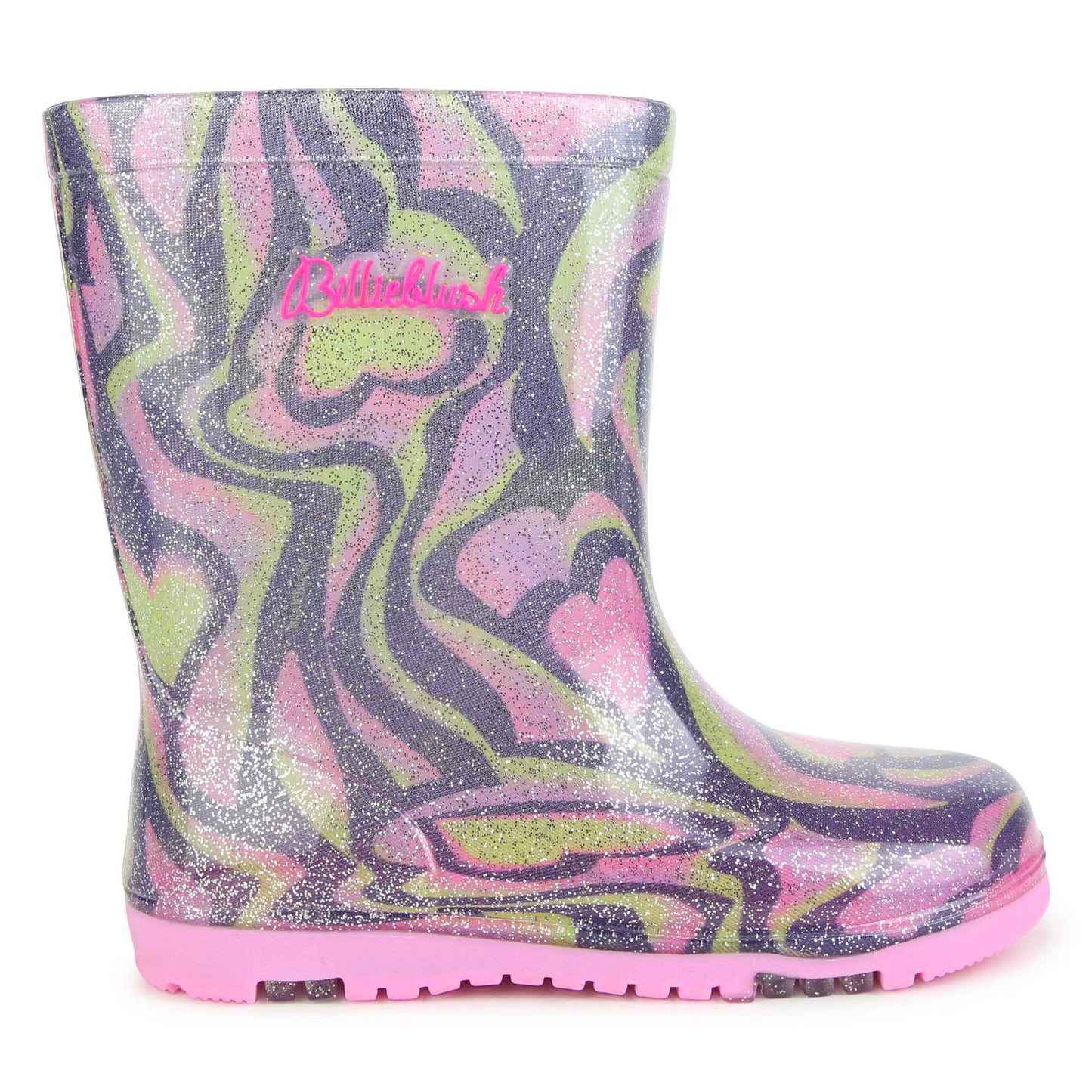 女童蓝色Logo雨鞋