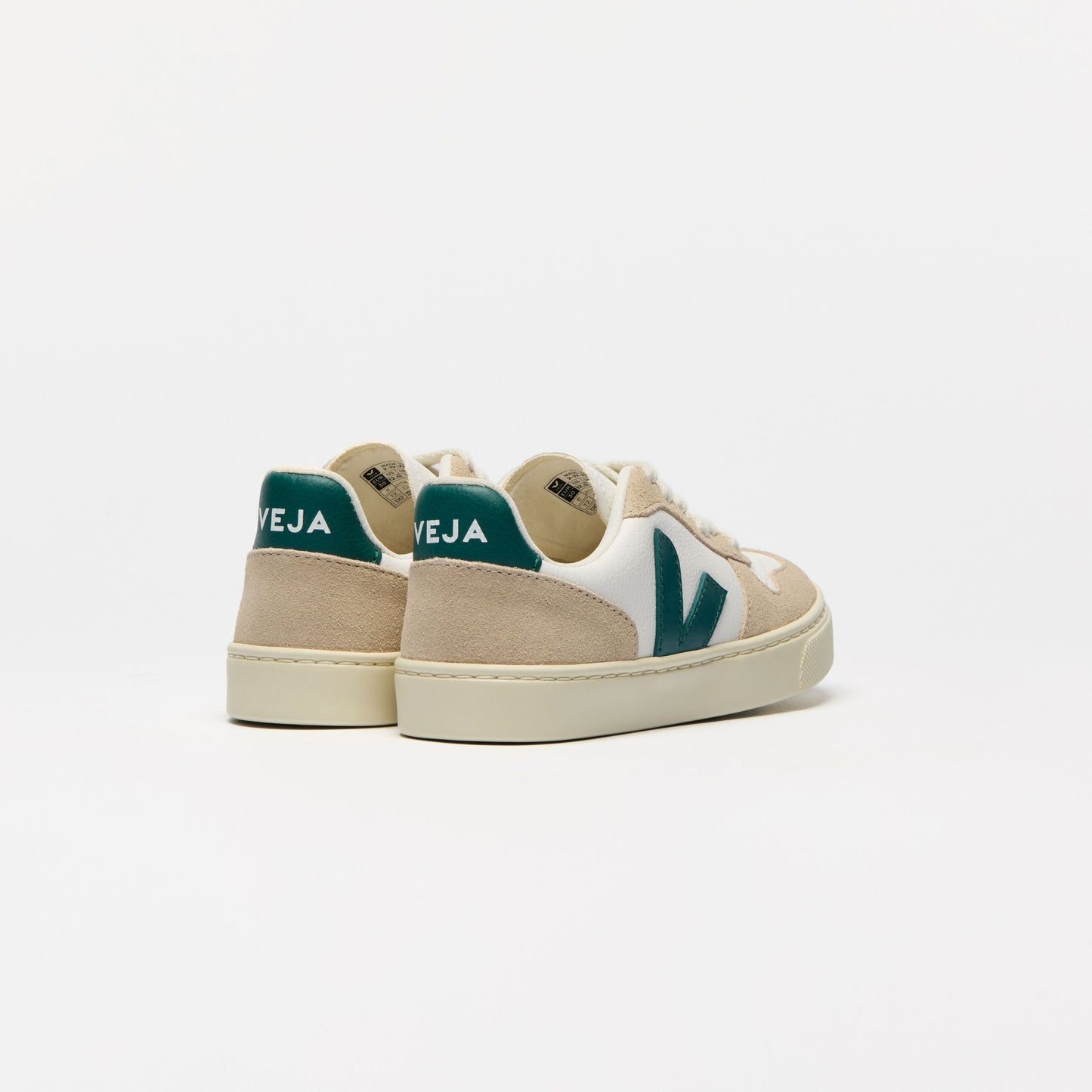 儿童米色"Small V-10 Laces"板鞋