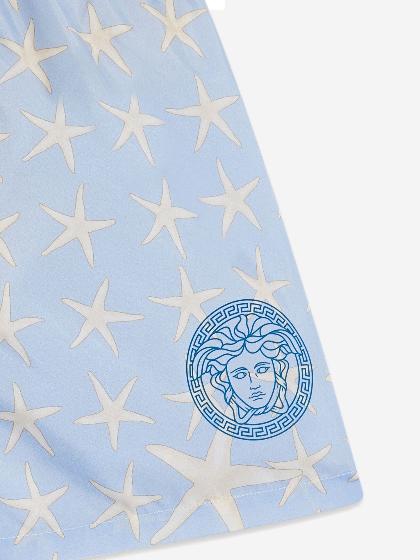 Versace 男童蓝色海星泳裤