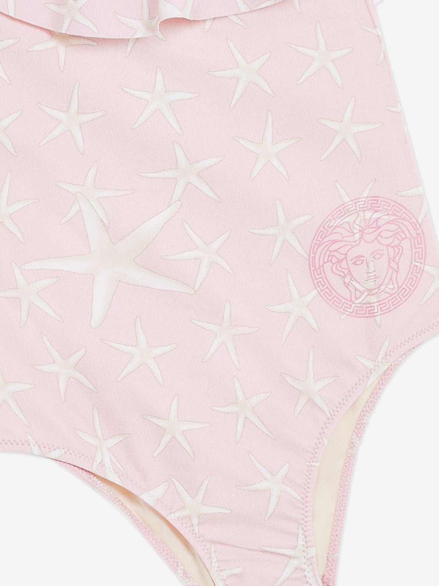 Versace 女童海星徽标泳衣(粉色)