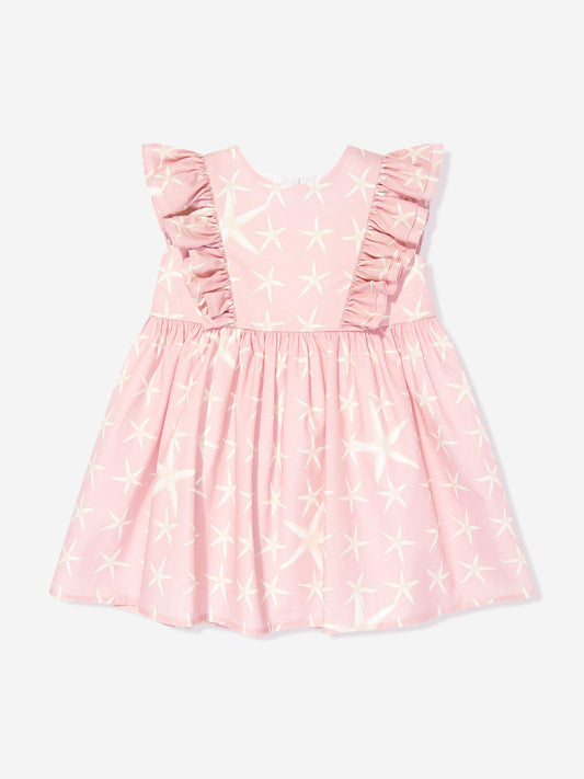 Versace 女婴粉色 Starfish Marina 连衣裙