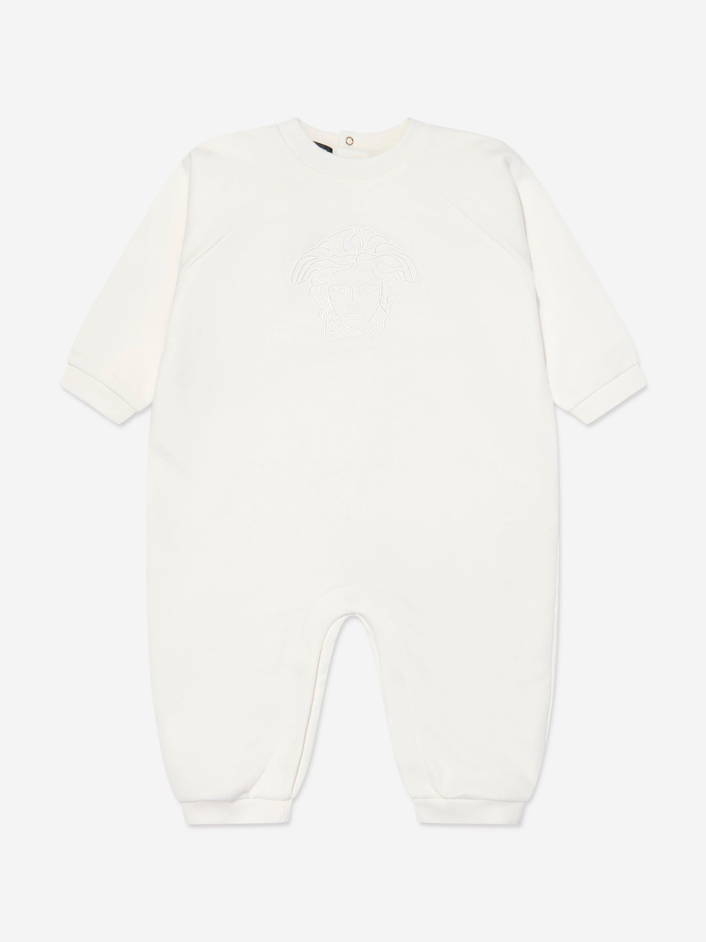 Versace Baby Medusa Logo 连体衣(白色)