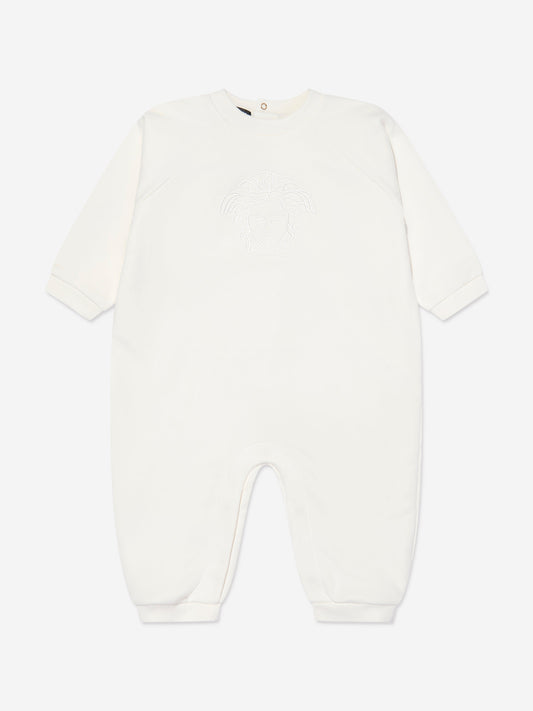 Versace Baby Medusa Logo 连体衣(白色)