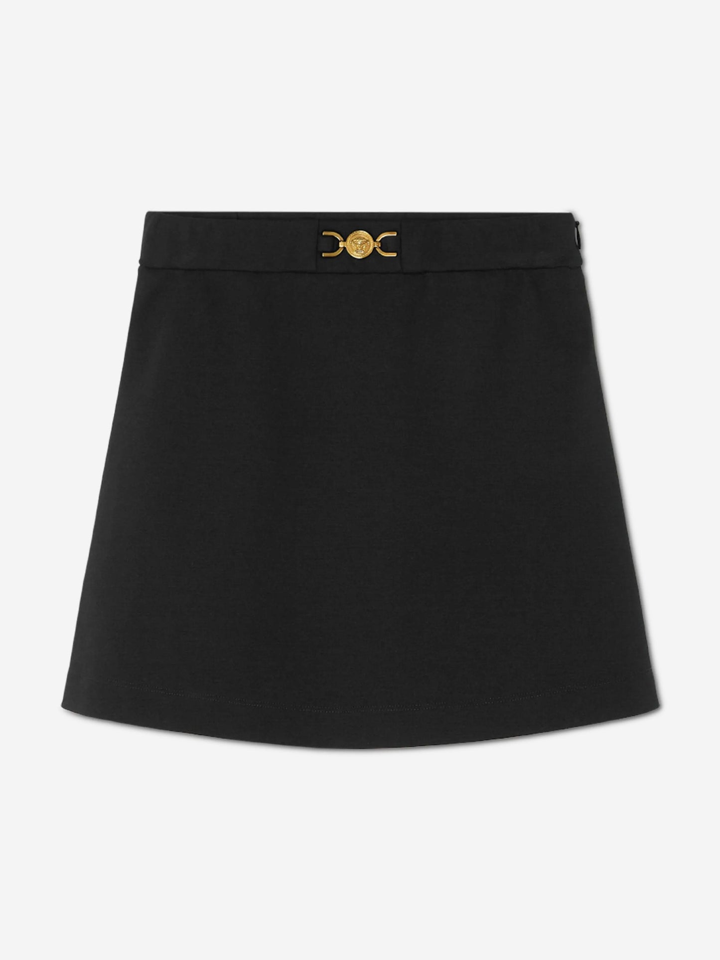 Versace 女童 Punto Milano 黑色半身裙