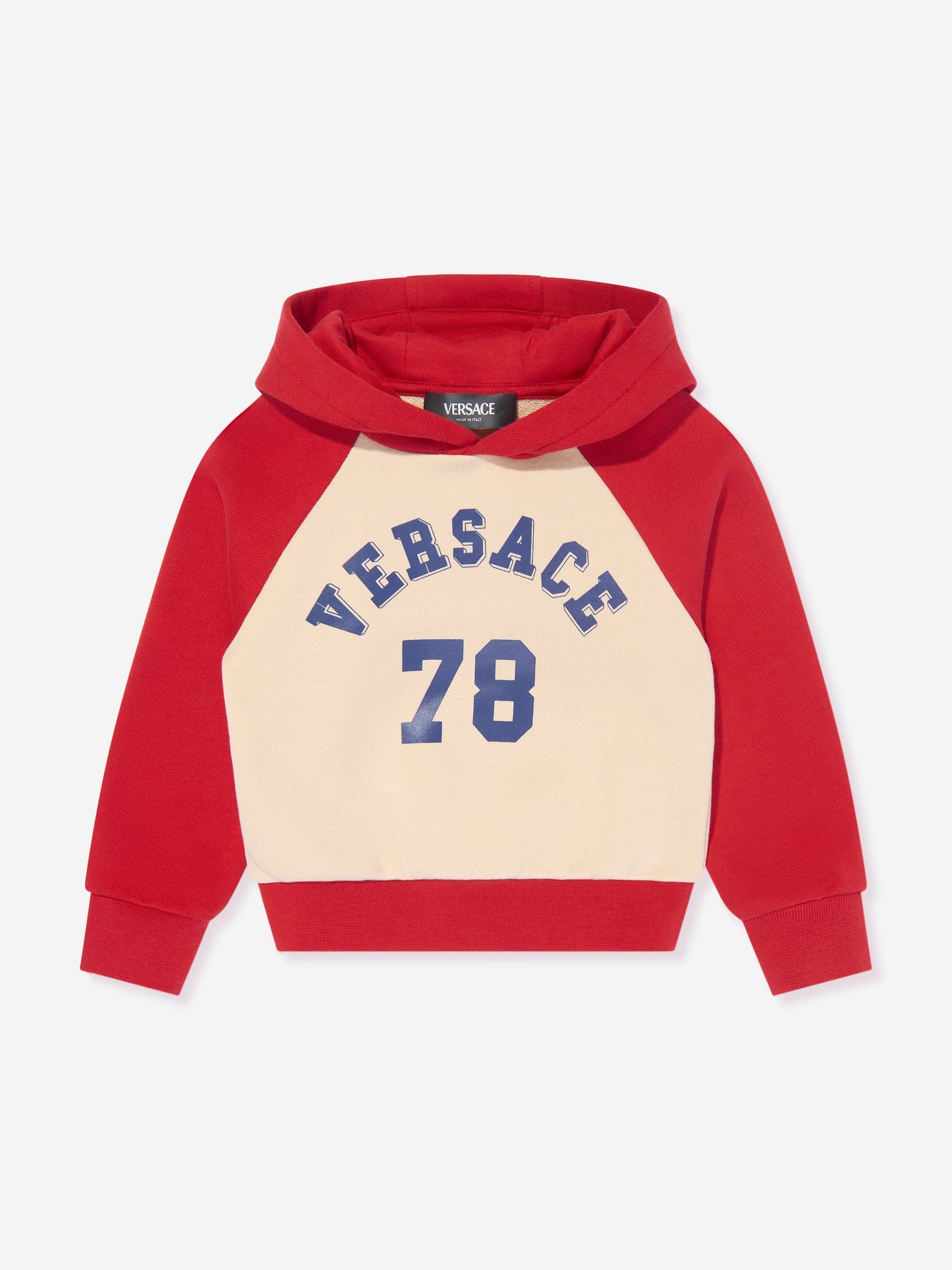 Versace 男婴 78 徽标连帽衫(红色)