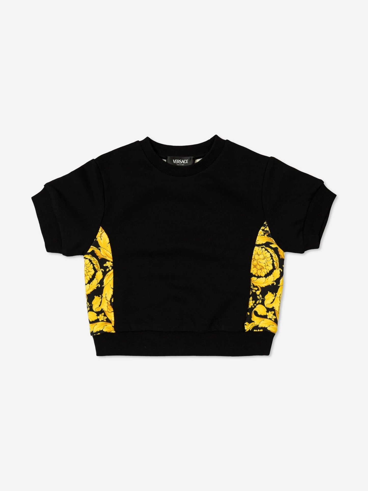 Versace 女童巴洛克运动衫(黑色)