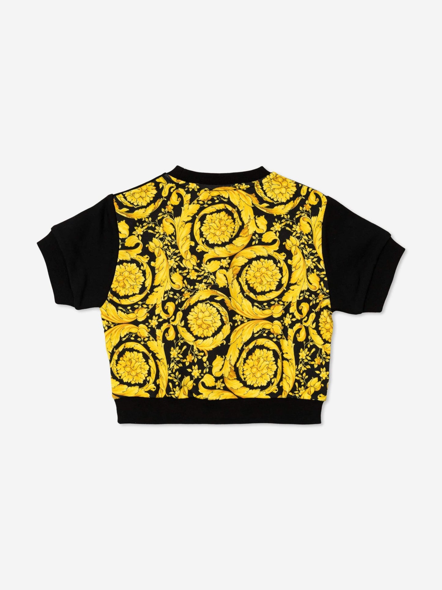 Versace 女童巴洛克运动衫(黑色)