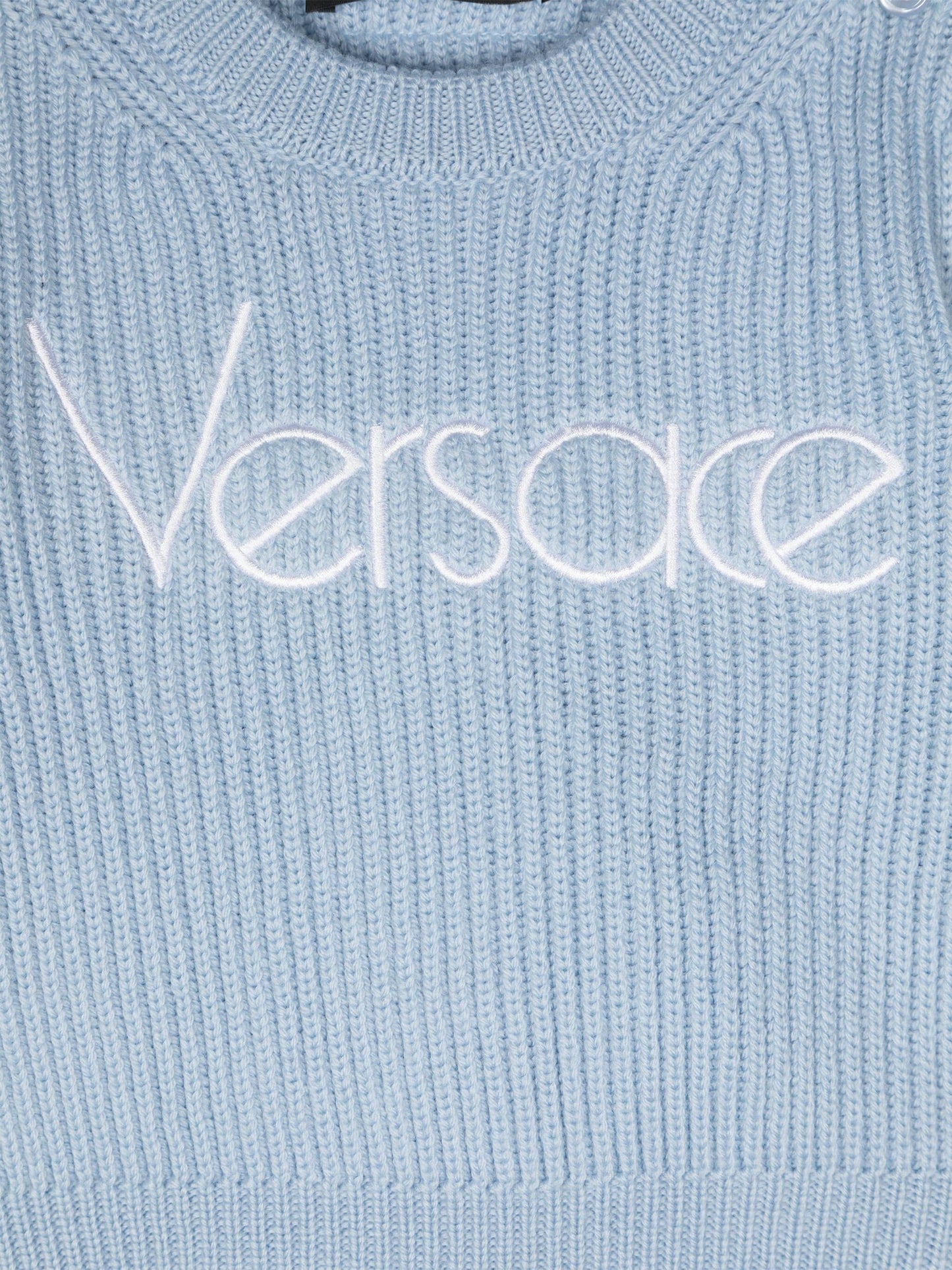 Versace Baby 刺绣徽标套衫(蓝色)