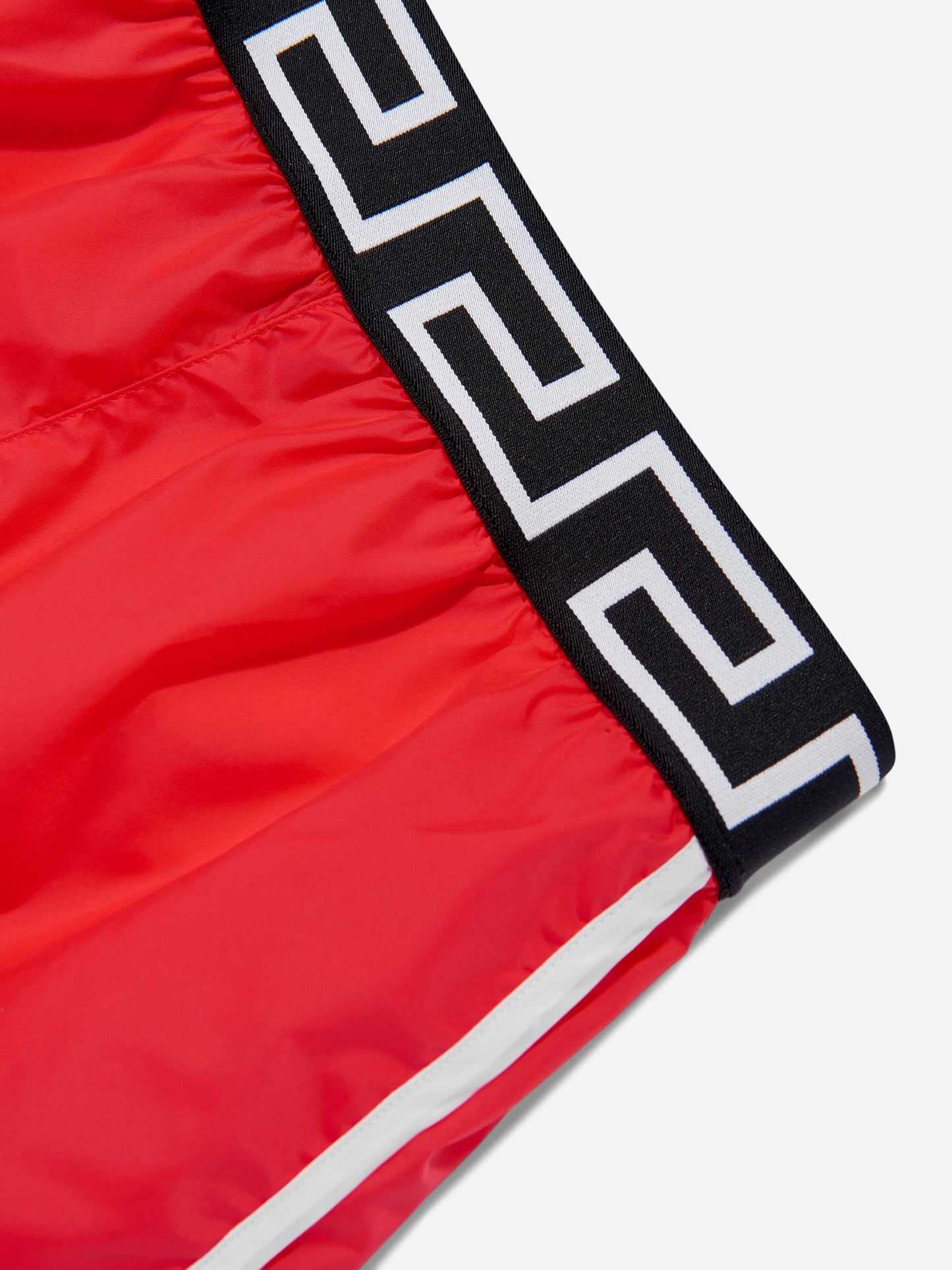 Versace 男童 Anchor Crest 红色泳裤