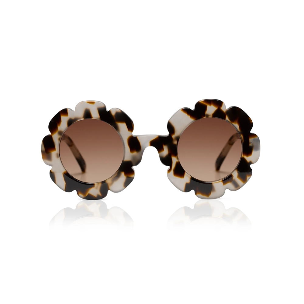 'Pixie'玫瑰豹纹色太阳镜