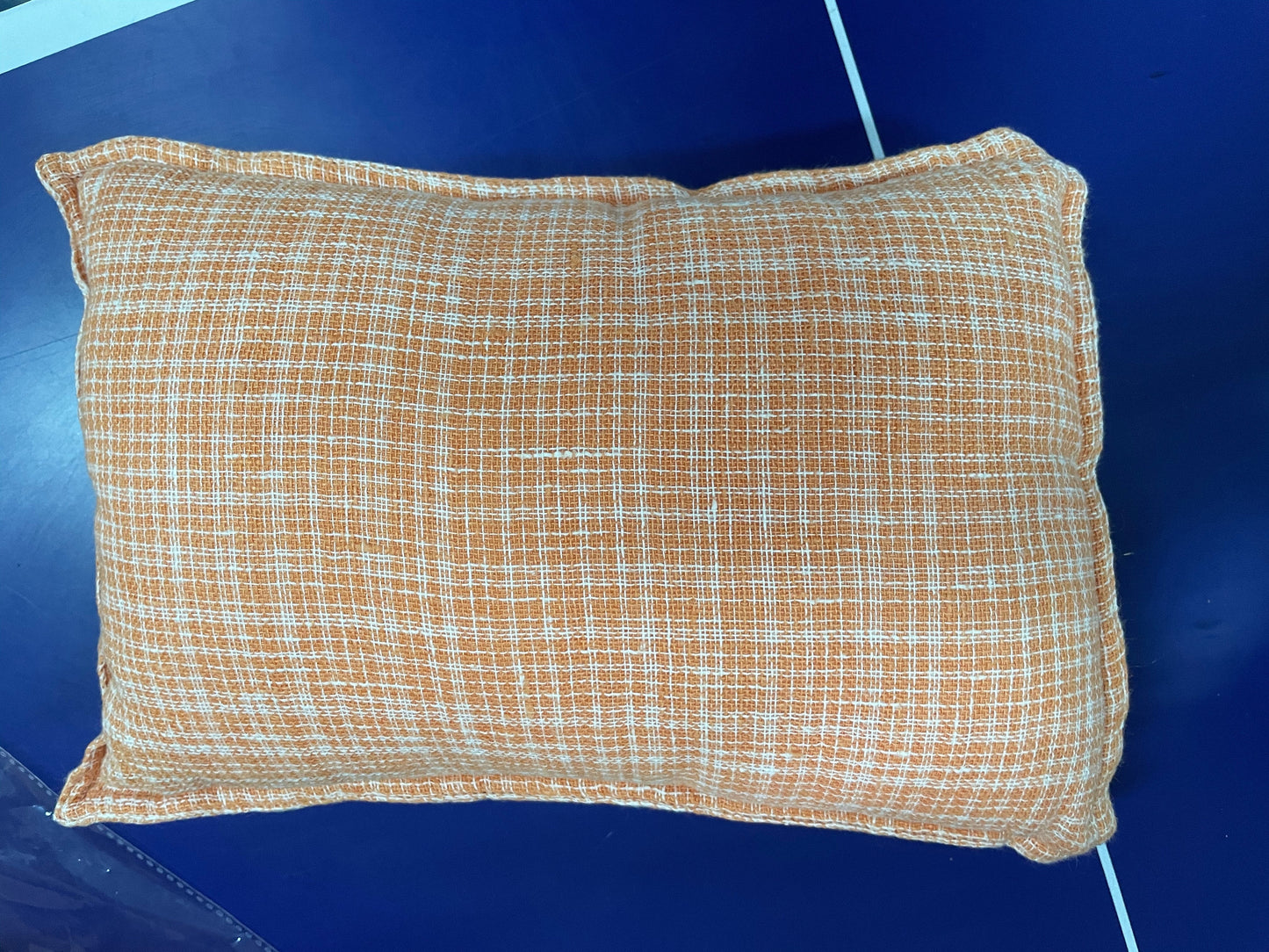 焦糖色格子枕头(30*20cm)