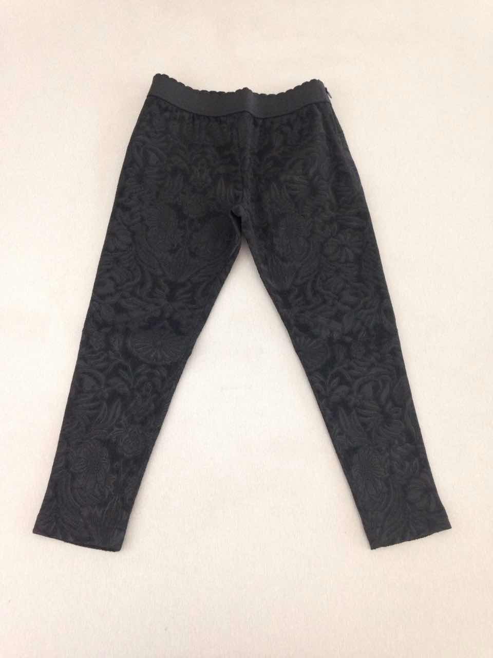 Girls Black Jersey Leggings