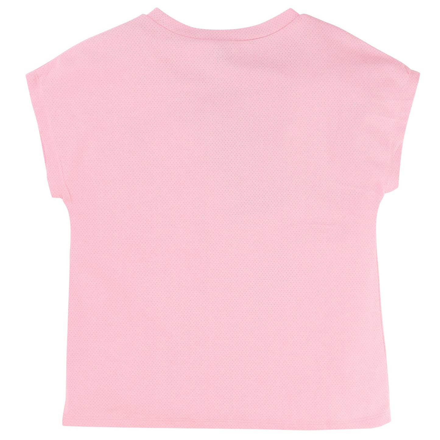 Girls Light Pink Cotton Jersey T-shirt