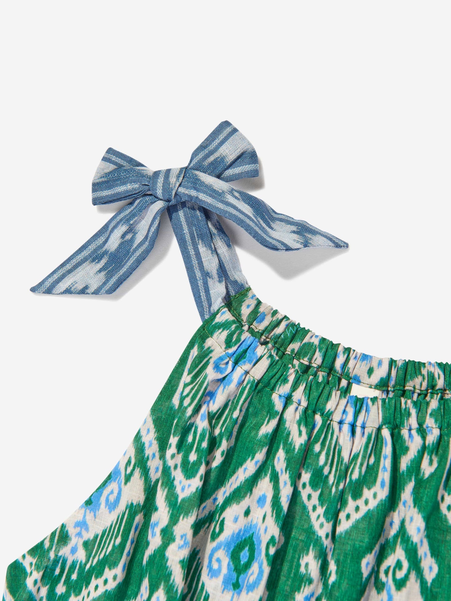 Girls Wylie Frill Halter Playsuit in Green