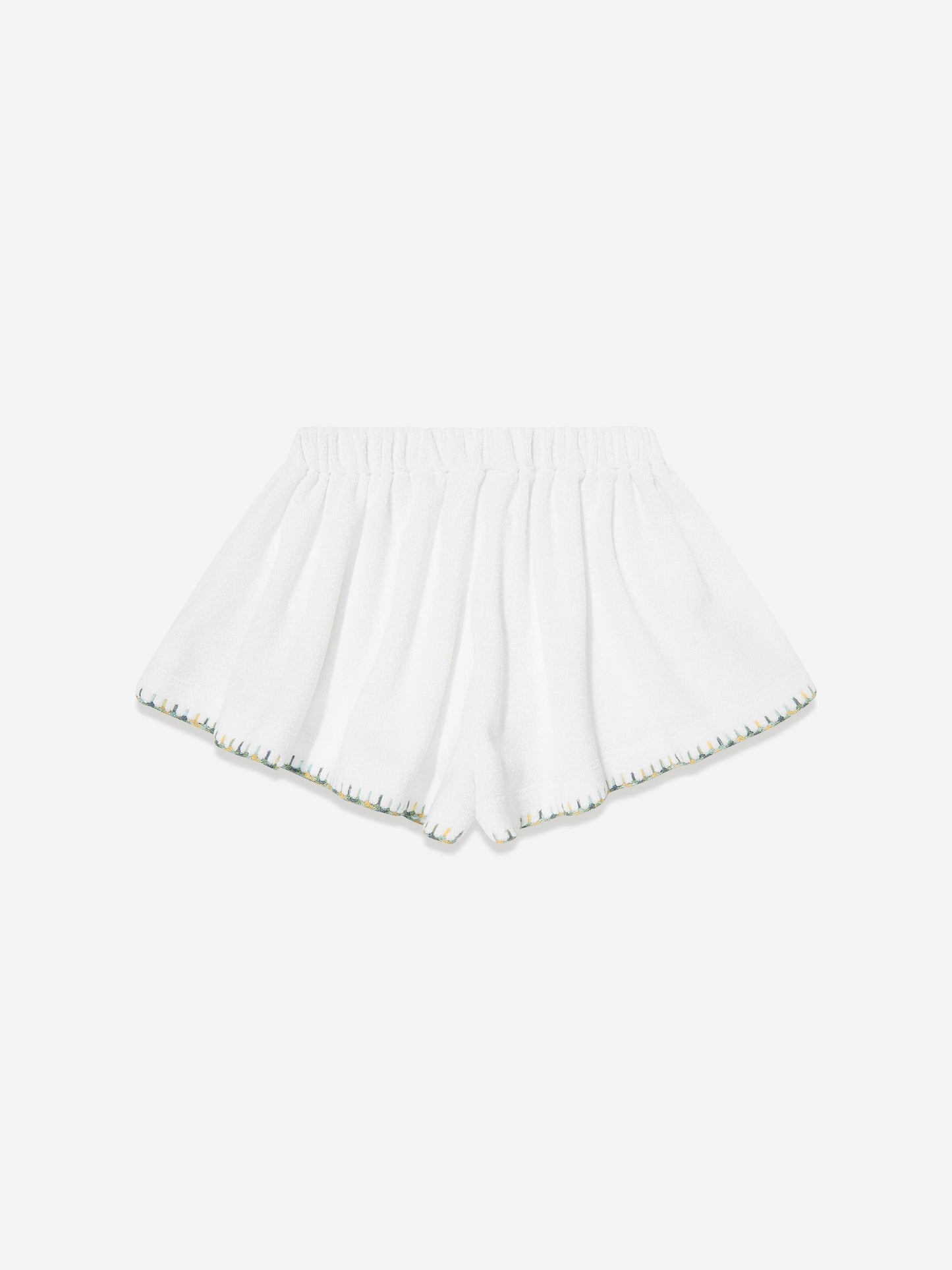 Girls Tallow Terry Shorts in Ivory
