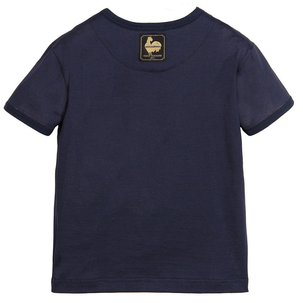 Boys Navy Blue 'Chinese New Year' T-Shirt