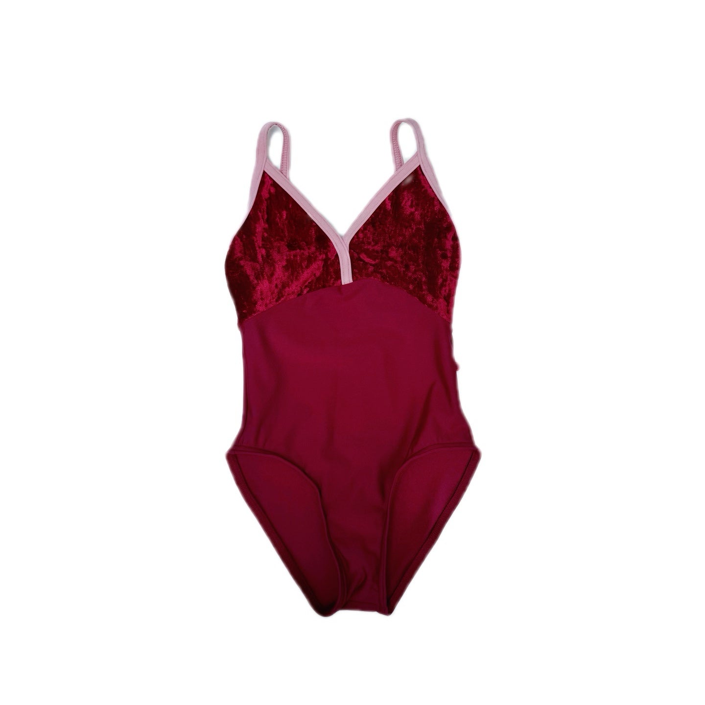 女童深红色"Daria/CV-Dark Red/N-Berry/N-Antique Rose"芭蕾舞连体衣