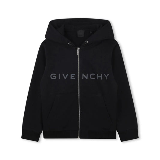 儿童黑色棉拉链上衣